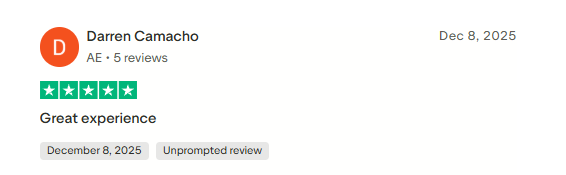 Trustpilot review